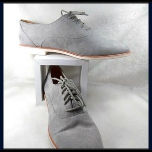 Gray loafers, brand new, light stain (see pic)